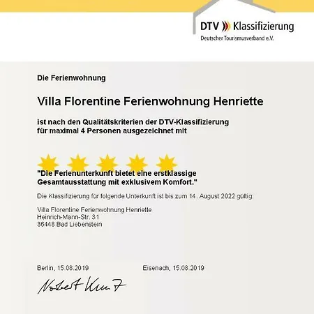 Florentine Apartman Bad Liebenstein